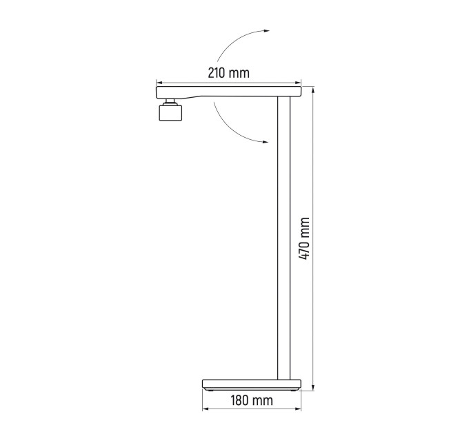 LED лампа настiльна VIDEX VL-TF22W 18W 3000-6000K 230V White VL-TF22W - 400141
