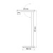 LED лампа настiльна VIDEX VL-TF22W 18W 3000-6000K 230V White VL-TF22W - 400141