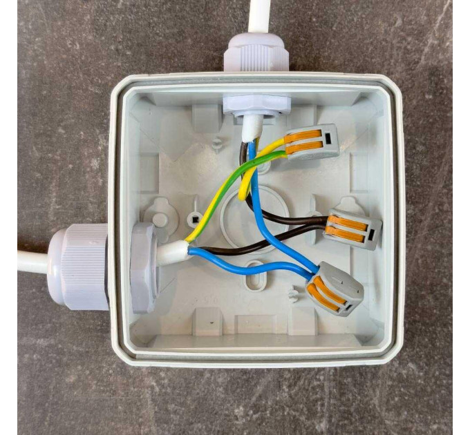 Коробка розподільча СКІМ K85-0 88х88х52 сіра IP54 ( B1102017 )