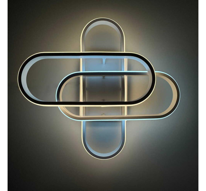 Світильник LED smart DIOR+пульт 90W 3000-5000K IP20 квадрат білий Violux ( 220925 )