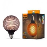 LED лампа VIDEX Filament VL-DG125BP 6W E27 1800K Black Magician net VL-DG125BP - 484527