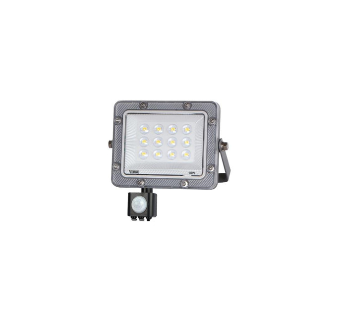 Прожектор LED Violux CARBON-S 10W 5000K 1000lm IP65 з датчиком ( 400202 )