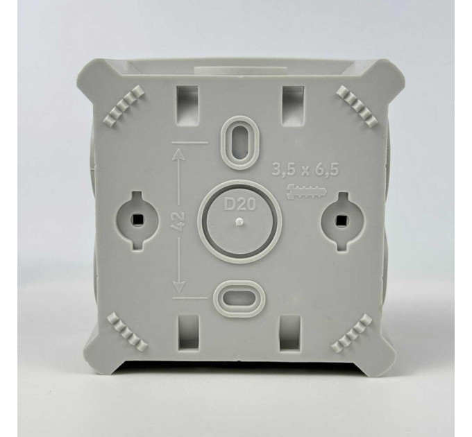 Коробка розподільча СКІМ K85-0 88х88х52 сіра IP54 ( B1102017 )