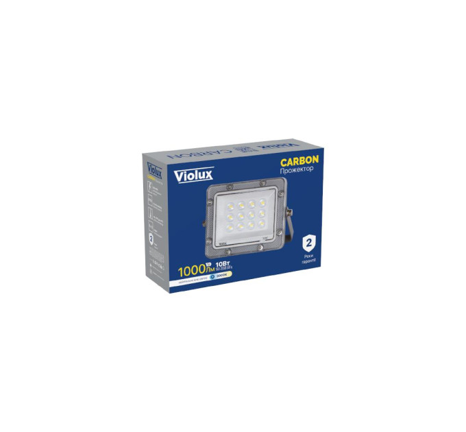 Прожектор LED Violux CARBON 10W 5000K 1000lm IP65 ( 400132 )