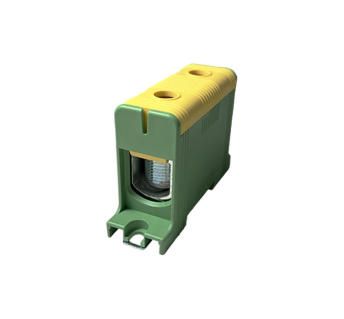 Клемник на DIN-рейку FT1150G 1Р,Cu:35-150 / Al:35-150 мм2, жовто-зелений Промфактор ( FT1150G )