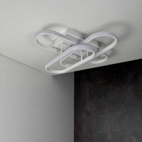 Світильник LED smart DIOR+пульт 90W 3000-5000K IP20 квадрат білий Violux ( 220925 )