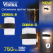 Світильник фасадний Violux ZEBRA-R 10W 4200K 750Lm ІР44 чорний ( 500440 )
