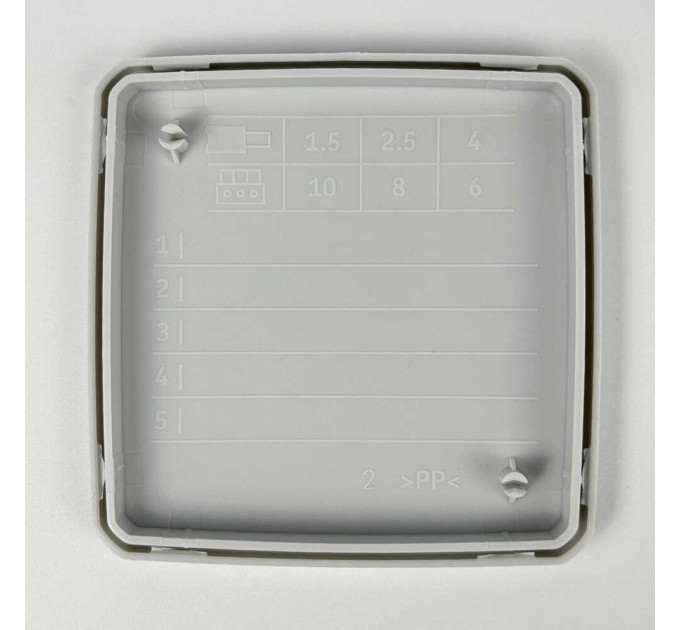 Коробка розподільча СКІМ K85-0 88х88х52 сіра IP54 ( B1102017 )