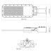 LED ліхтар вуличний VIDEX IP65 SLE17 150W 16500Lm 5000K 220V VL-SLE17-1505 - 487412