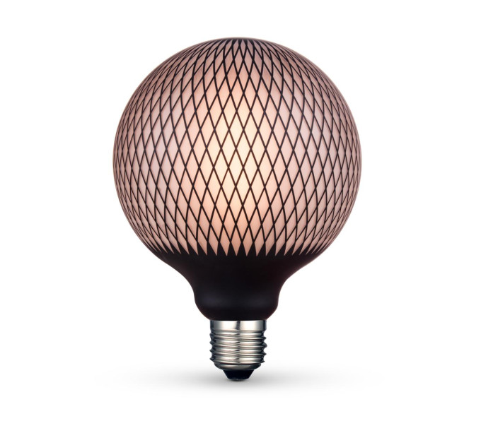 LED лампа VIDEX Filament VL-DG125BP 6W E27 1800K Black Magician net VL-DG125BP - 484527