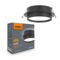 Світильник VIDEX під лампу GX53 врізний Круглий Чорний (VL-SPF33R-B) VL-SPF33R-B - 488402