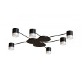 Світильник STARK CL-6/3-CRISTAL 6xGX53 BK, 920х100мм, чорний, HOPFEN