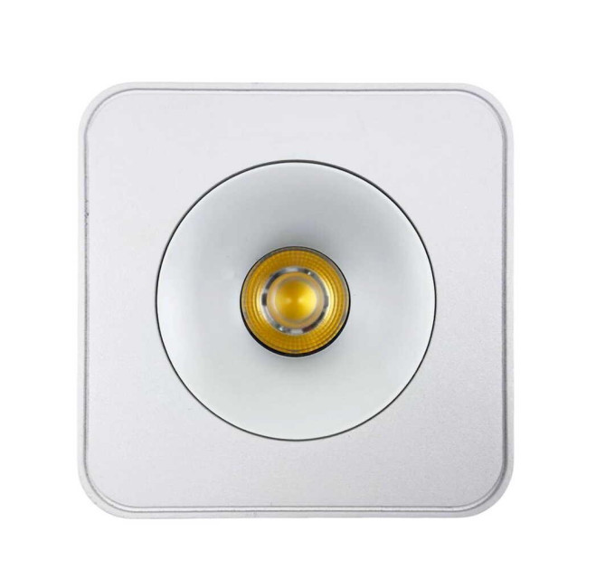 Світильник точковий накладний SIDNEY-S 10W 4000K IP20 квадрат білий Violux ( 330441 )