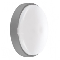 Світильник LED Violux ДББ ATOM UA MW sensor 22W 5000K IP44 сірий ( 243382​ )