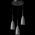 Світильник HOPFEN LOFT BELL 3 GR (E27, max 3 x 40W)
