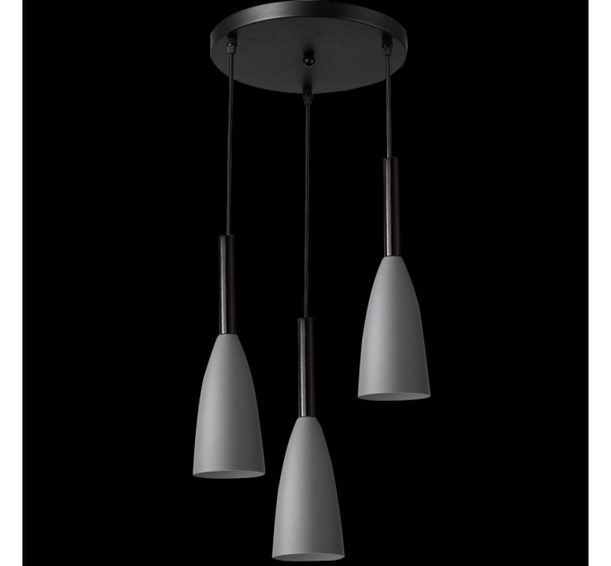 Світильник HOPFEN LOFT BELL 3 GR (E27, max 3 x 40W)