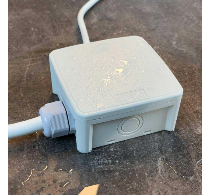 Коробка розподільча СКІМ K85-0 88х88х52 сіра IP54 ( B1102017 )