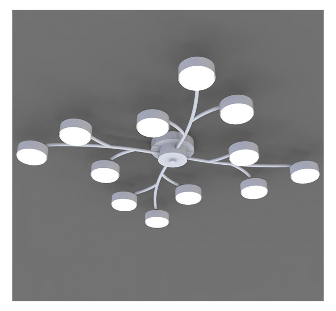 Світильник STARK SKOG-GX-12 WH, 12xGX53, 830x85мм, білий, HOPFEN