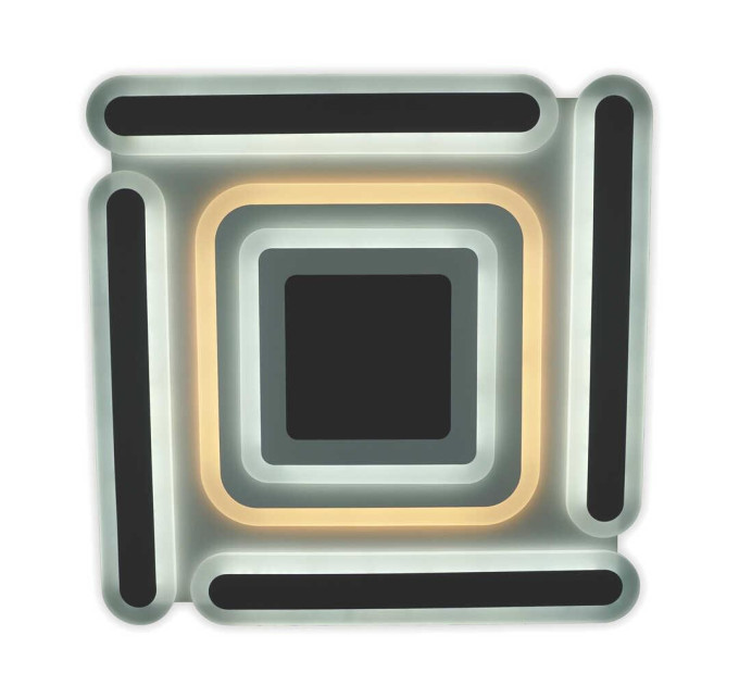 Світильник LED smart MATRIX+пульт 120W 3000-6000K IP20 чорний квадрат ( 220505 )