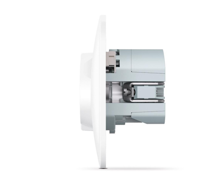 Розетка одинарна із заземленням та 2USB біла VIDEX BINERA VF-BNSK1GU2-W - 295053