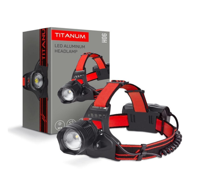 Налобний світлодіодний ліхтарик TITANUM TLF-H06 800Lm 6500K TLF-H06 - 483391