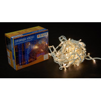 Гірлянда зовнішня DELUX ICICLE 75 LED 2x0.7m теплий білий/білий IP44 EN
