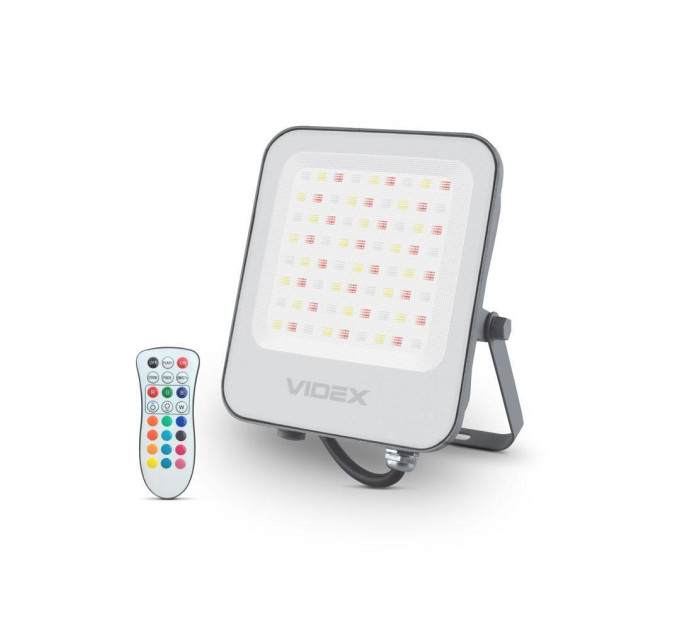 LED прожектор VIDEX 50W RGB 220V (VL-F3-50-RGB) VL-F3-50-RGB - 482981