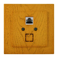 Розетка Nilson Touran дуб комп'ютерна CAT5e RJ45 ( 24251044 )