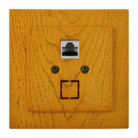 Розетка Nilson Touran дуб комп'ютерна CAT5e RJ45 ( 24251044 )