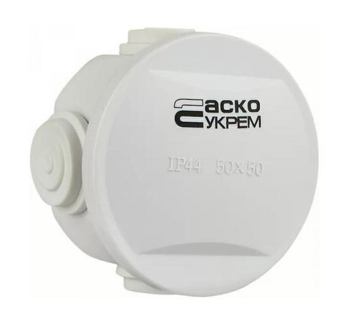 Коробка розподільча АСКО 50x50 біла IP44 ( A0150170015 )