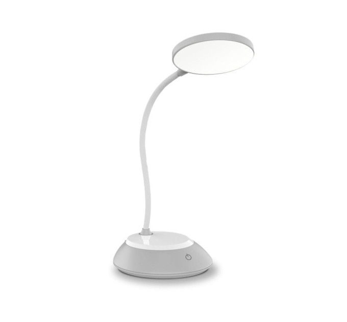 LED лампа настiльна з акумулятором TITANUM TLTF-022G 7W 3000-6500K USB сіра TLTF-022G - 482219