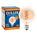 Лампа світлодіодна DELUX G95 5 Вт 2200K 220В E27 amber filament spiral