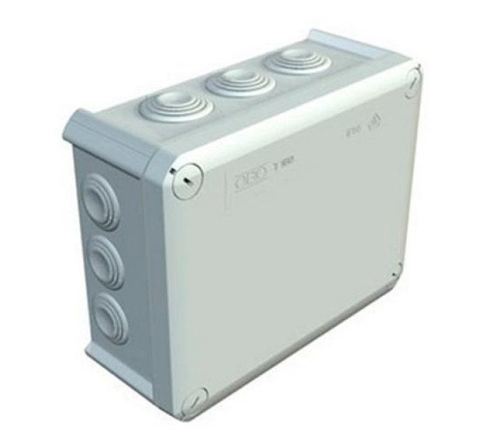 Коробка розподільча OBO 240х190х95 T250 сіра IP65 ( 2007109 )