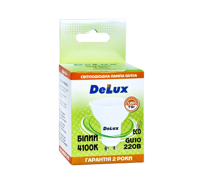 лампа світлодіодна DELUX GU10A 7Вт 4100K 220В GU10 білий