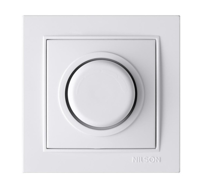Світлорегулятор Nilson Thor білий 1000W з підсвіткою ( 27111053 )