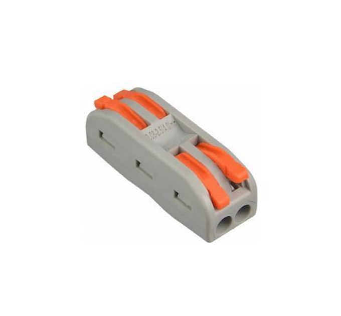 Клема швидкого монтажу 2x2х4 мм² прохідна PCT-2-2 ACKO (A0130010109)