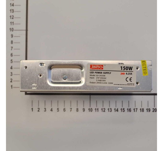 Блок живлення JINBO 150 Вт 220В AC/24В DC IP20 відкритий ( JLV-24150K )