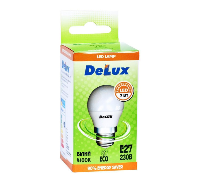 лампа світлодіодна DELUX BL50P 7 Вт 4100K 220В E27 білий