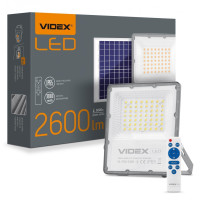 LED прожектор автономний VIDEX 2800Lm 5000K VL-FSO-1005 - 298948