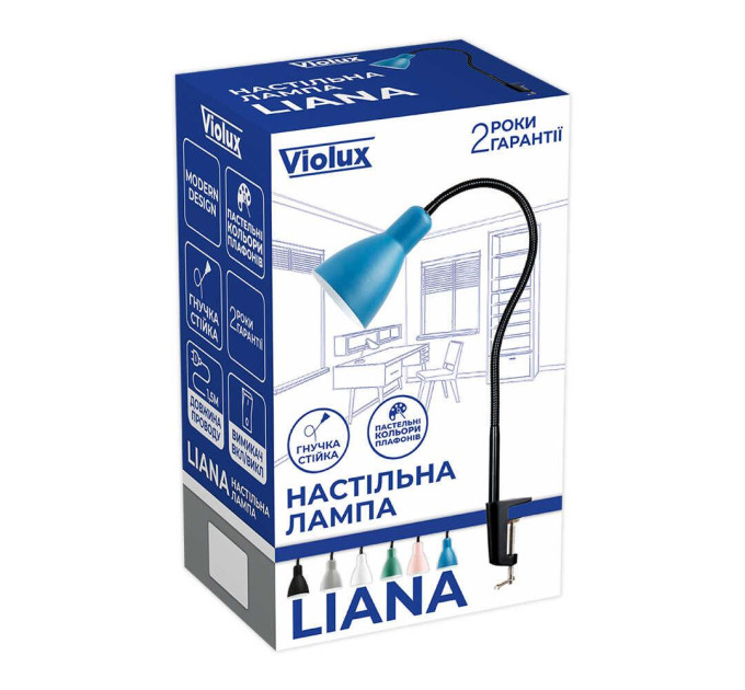 Світильник настільний LIANA Е27 зелений Violux ( 510104 )