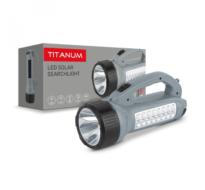 Портативний ліхтарик із сонячною батареєю TITANUM TLF-T09SO TLF-T09SO - 483636