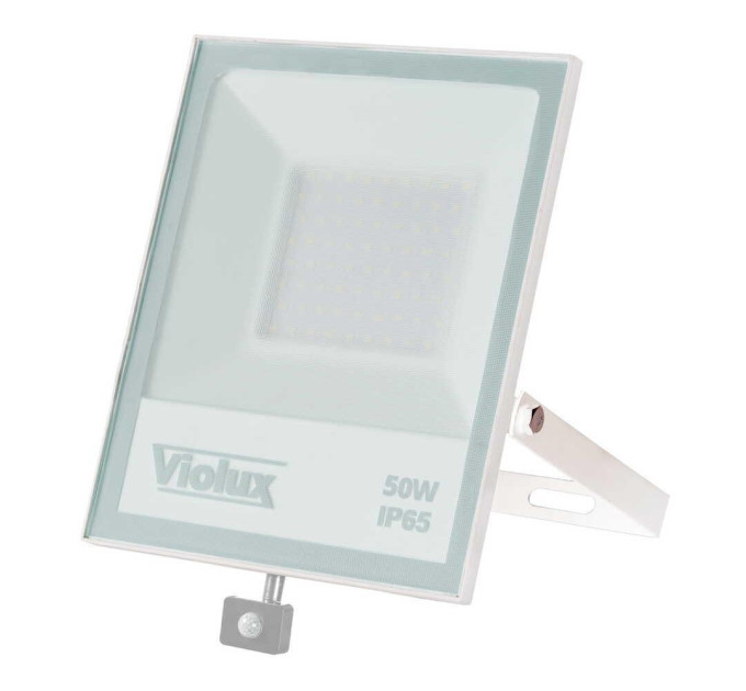 Прожектор LED Violux NORD-S білий 50W SMD 6000K 4250lm IP65 з датчиком руху ( 400122 )