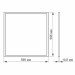 LED панель VIDEX 40W 6200K матова