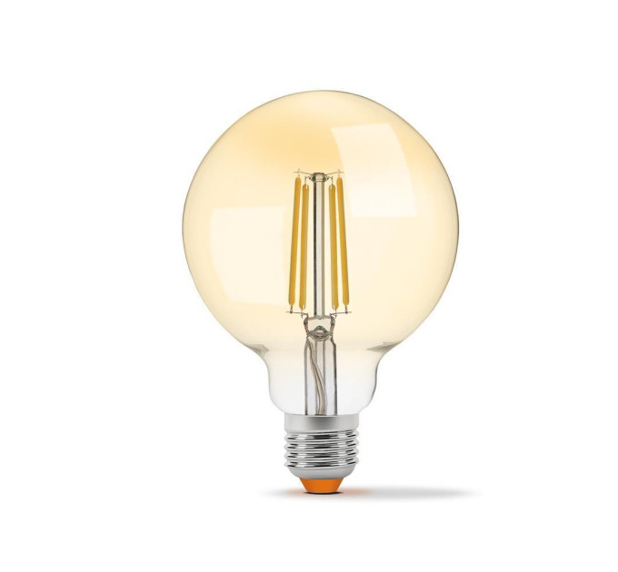 LED лампа VIDEX Filament G95FAD 7W E27 2200K дімерна бронза VL-G95FAD-07272 - 293813