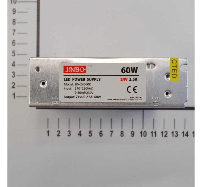 Блок живлення JINBO 60 Вт 220В AC/24В DC IP20 відкритий ( JLV-24060K )