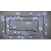 Гірлянда зовнішня DELUX STRING 100 LED 10m (2x5m) flash білий/чорний IP44 EN
