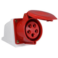 Розетка трифазна настінна АСКО ГС 16А/5 (A0080040003)