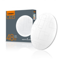 LED світильник настінно-стельовий VIDEX 48W 4100K Прямокутники VL-CLR-484R - 298399