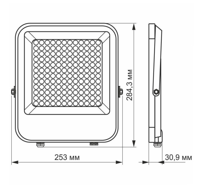 LED прожектор PREMIUM VIDEX F2 100W 5000K VL-F2-1005G - 299648