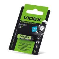 Батарейка лужна Videx А27 1шт BLISTER CARD А27 1B - 291536